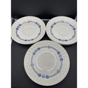 Vintage Pontesa Granada Saucer‎ Only Ironstone Castillian Replacement Lot of 6